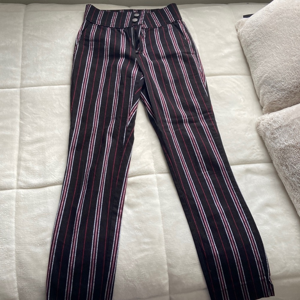 Hollister Ultra high rise striped pants